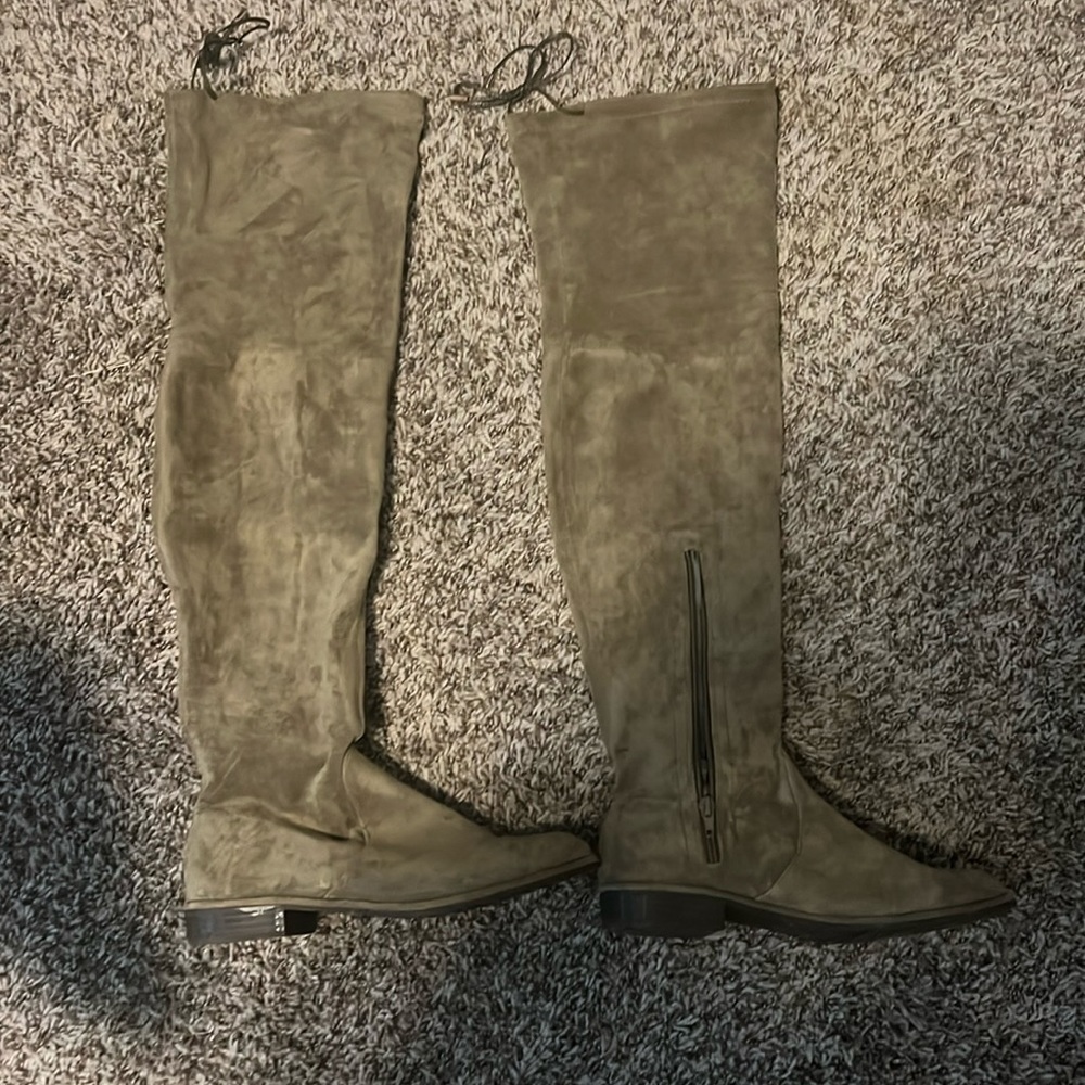 Knee High Suede Boots